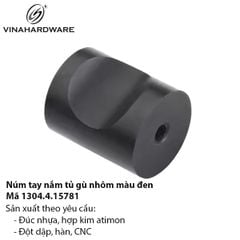 Tay Nắm Gù Nhôm Đen – Mã 1304.4.15781