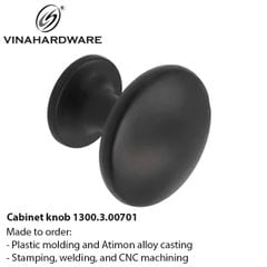 Núm Tay Nắm Tủ Tròn 25x25mm – Mã 1300.3.00701