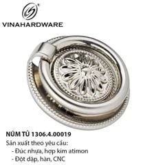 Núm Khoen Cổ Điển Mạ Nikel – Mã 1306.4.00019 – Tinh Tế & Sang Trọng