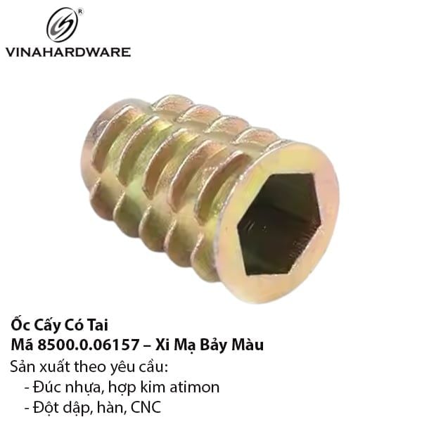 Ốc Cấy Có Tai Mạ Bảy Màu – Mã 8500.0.06157