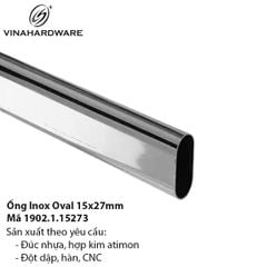 Ống Inox Oval Thanh Treo Quần Áo, Ray Trượt Cửa Kính – Mã 1902.1.15273