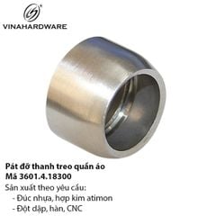 Pát Kẹp Thanh Treo Quần Áo Inox Ø25–26mm – Mã 3601.4.18300