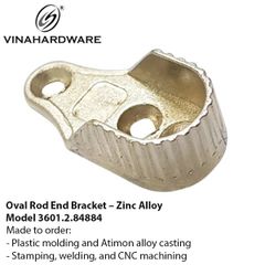 Pát đỡ thanh treo quần áo đầu ống oval – Mã 3601.2.84884