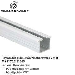 Ray Nhôm Âm Cho Cửa Lùa Giảm Chấn – Mã 1170.2.21023