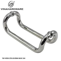 Tay Nắm Inox Cửa Kính – 1311.4.02300 – Nhỏ Gọn, Chắc Chắn, Đẹp Mắt