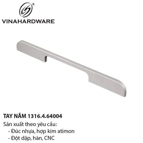 Tay nắm tủ màu nhôm mờ Vinahardware