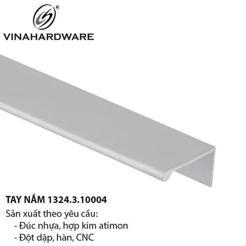 Tay Nắm Tủ Nhôm Hình V – Mã 1324.3.10000