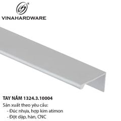 Tay Nắm Tủ Nhôm Hình V – Mã 1324.3.10000