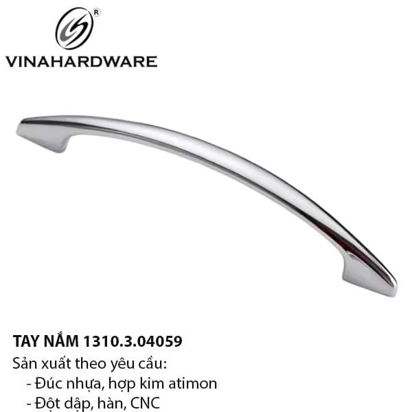 Tay Nắm Tủ Mạ Niken 128mm – Mã 1310.3.04059