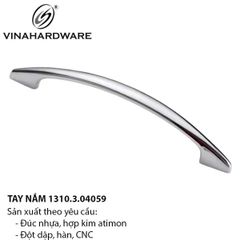 Tay Nắm Tủ Mạ Niken 128mm – Mã 1310.3.04059