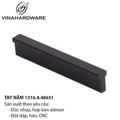 Tay Nắm Dài Chữ T – Sơn Anode Đen – Mã 1316.4.48651