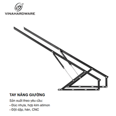 Bộ Tay Nâng Mặt Giường Có Ben Hơi – Mã 1802.1.91100 | Vinahardware