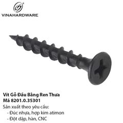 Vít Gỗ Ren Thưa Đầu Bằng – Mã 8201.0.35301