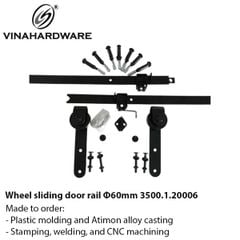 Ray trượt cửa lùa tải 40kg - 3500.1.20006