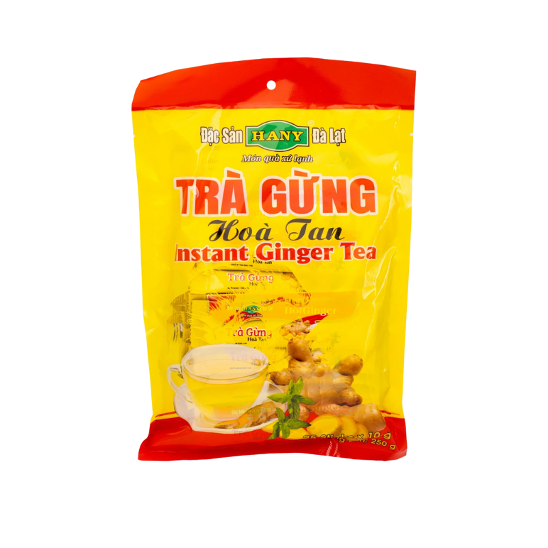 Trà Gừng Hòa Tan HANY Bịch 250g - Bột trà gừng