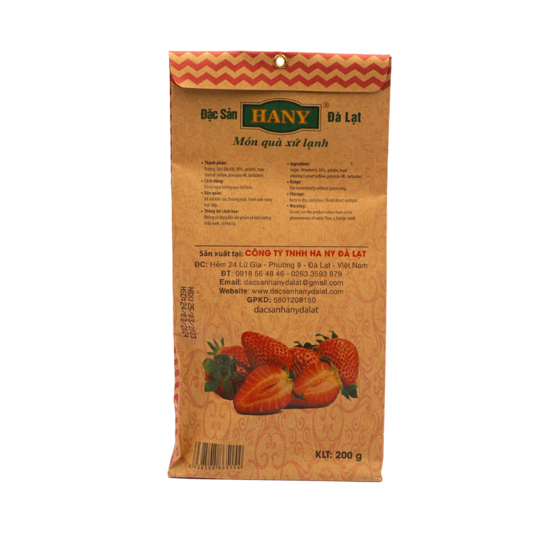 Dâu sữa gói giấy 200g