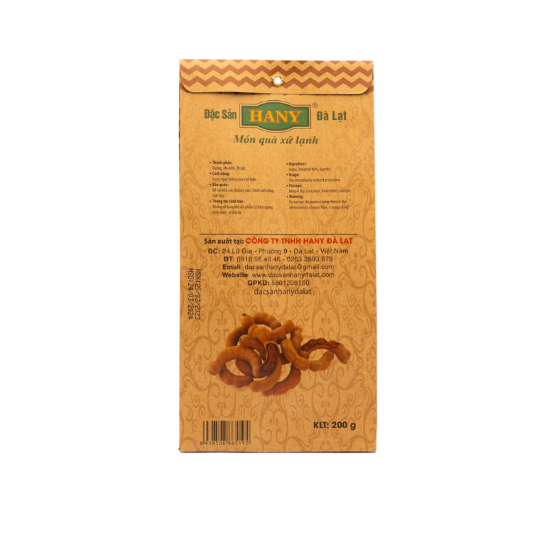 Me cay gói giấy 200g