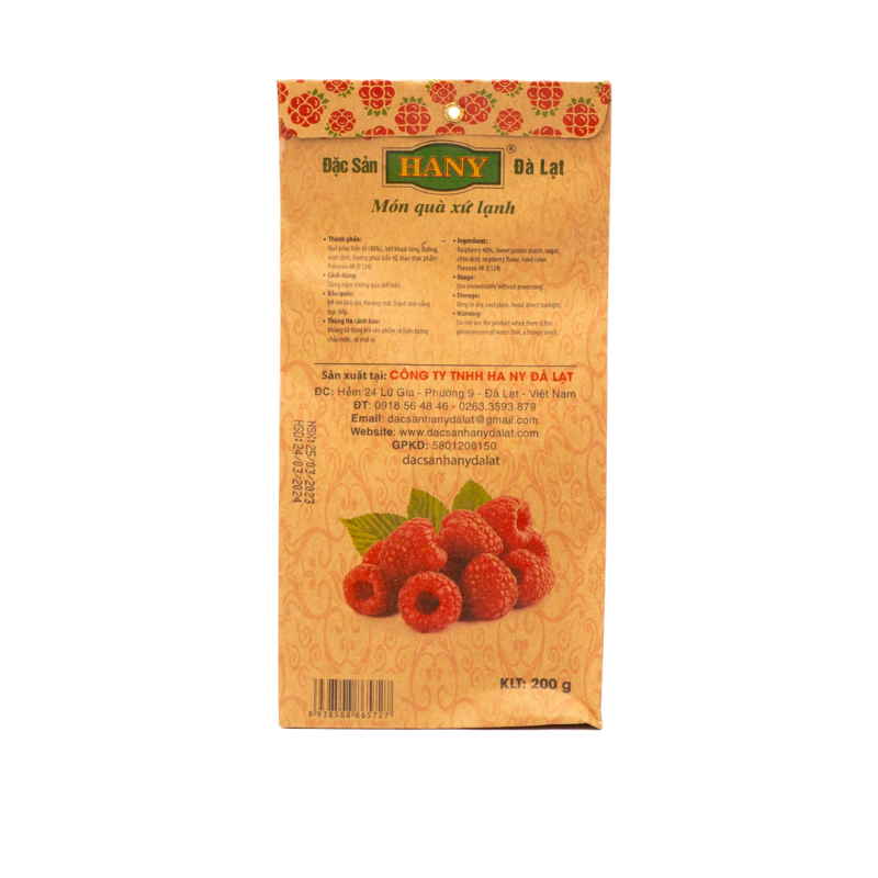 Mứt Phúc Bồn tử gói giấy 200g