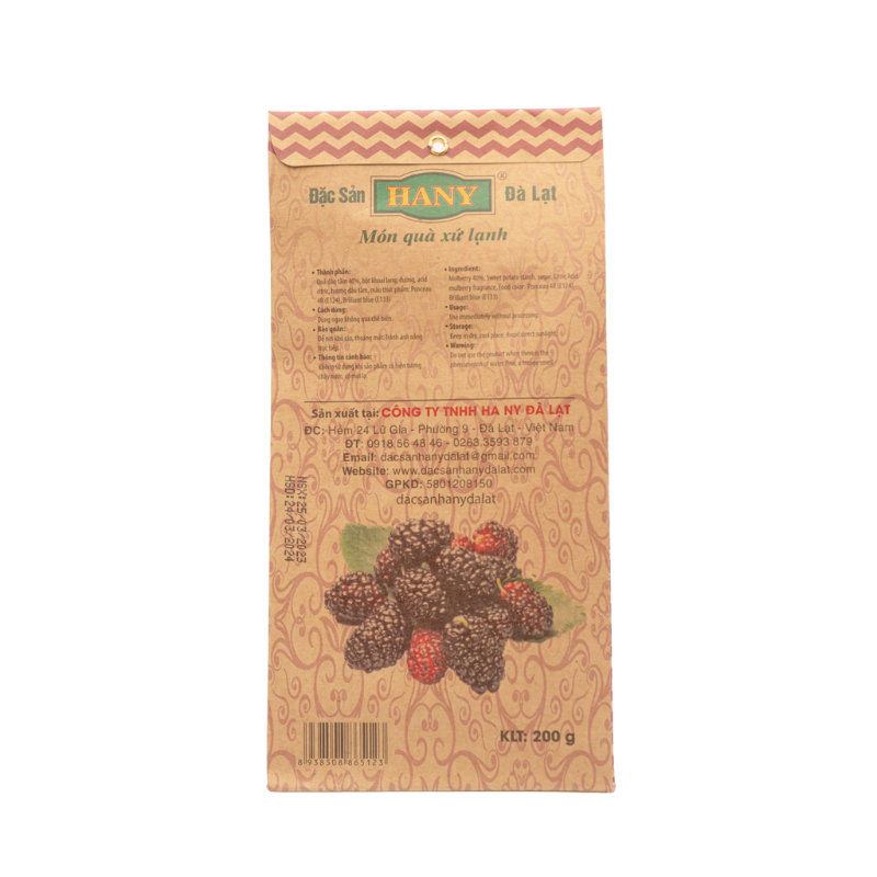 Mứt dâu tằm khô gói giấy 200g