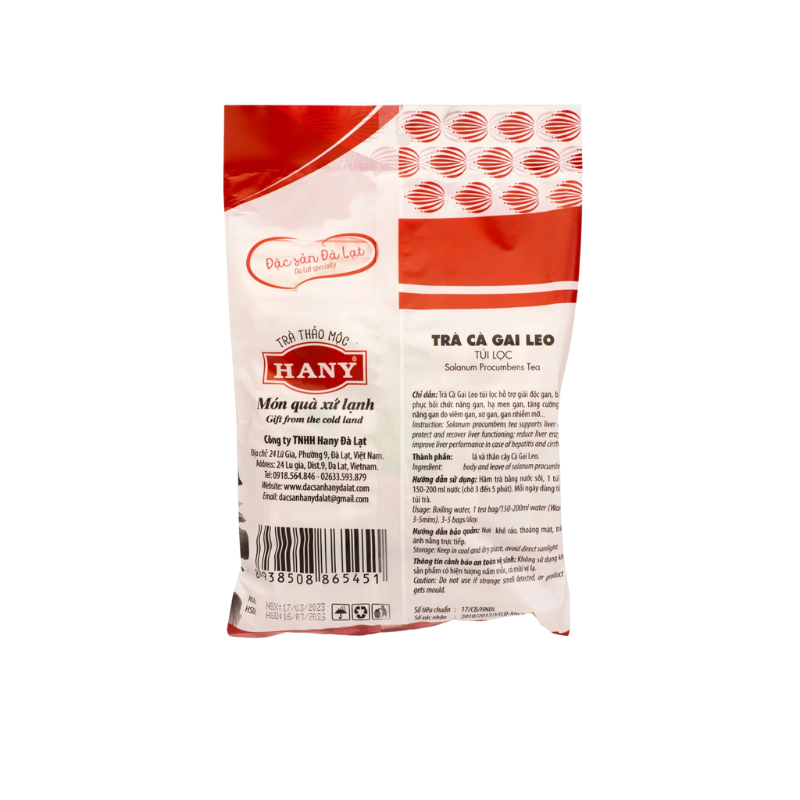 Trà Cà Gai Leo 50 túi lọc HANY