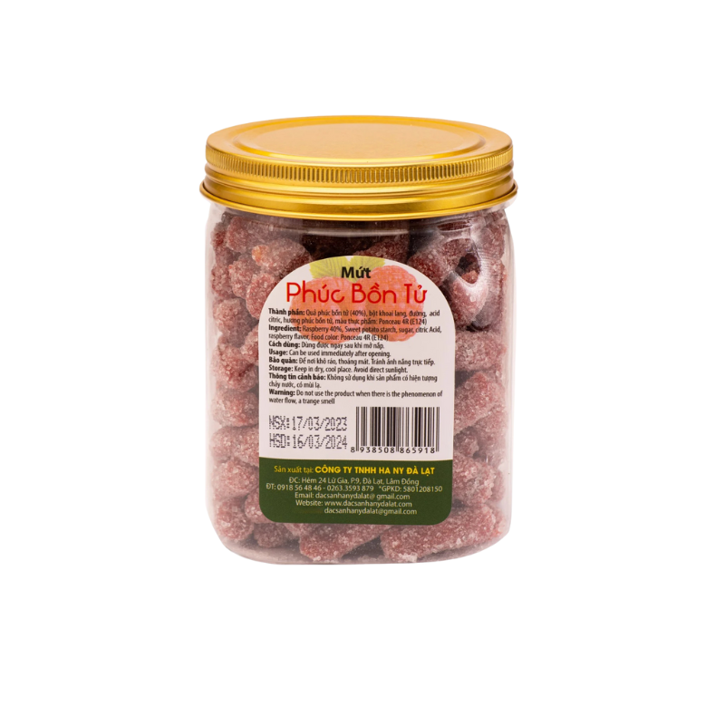 Mứt Phúc Bồn tử hủ 400g
