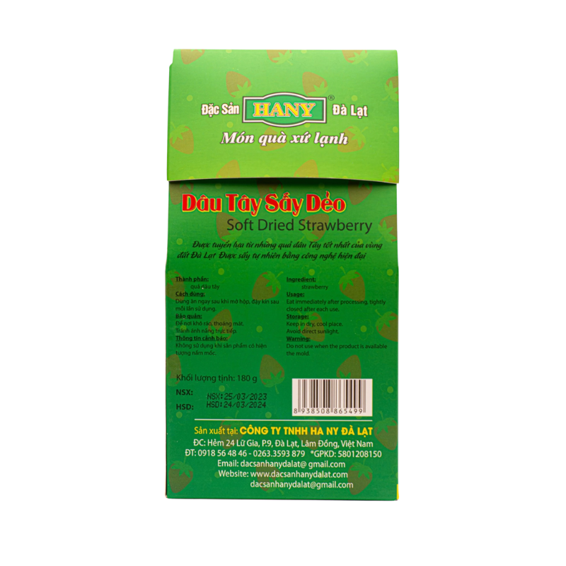 Dâu tây sấy dẻo 180g