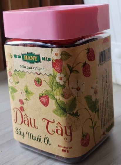  Dâu Tây Sấy Muối Ớt 200g 