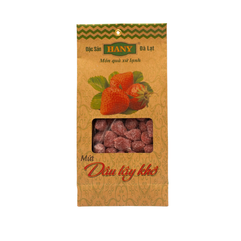 Mứt dâu tây khô gói giấy 200g