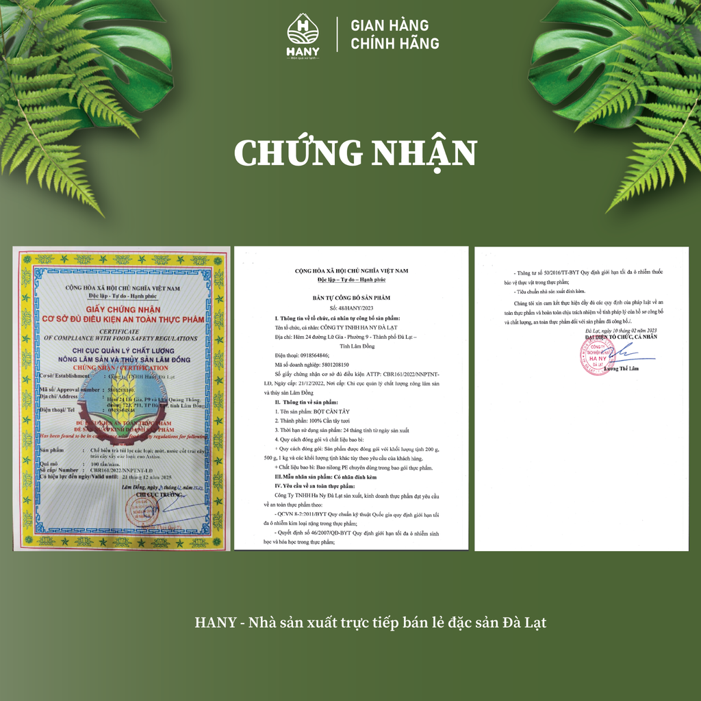 Bột cần tây HANY 200g