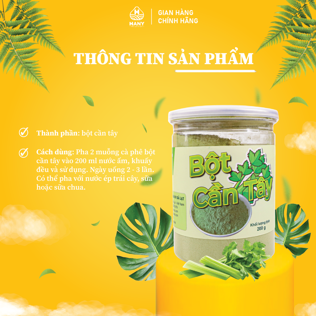 Bột cần tây HANY 200g