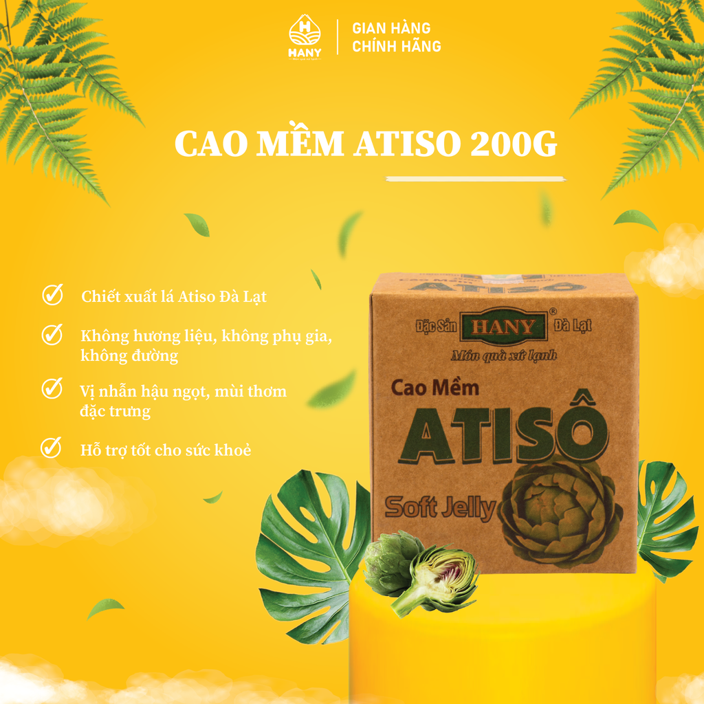 Cao Atiso HANY - Cao mềm Atiso 200g
