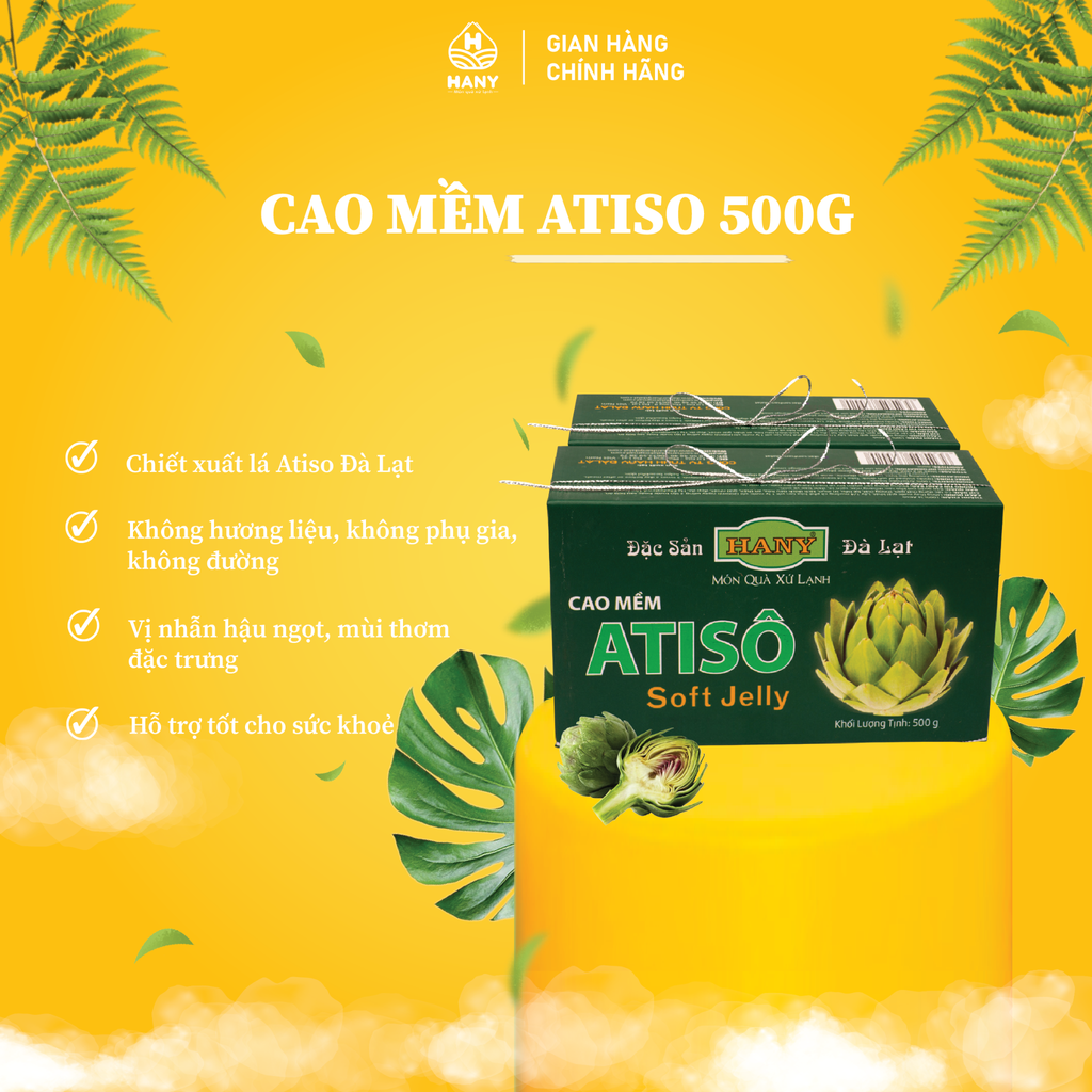 Cao mềm Atisô 500g