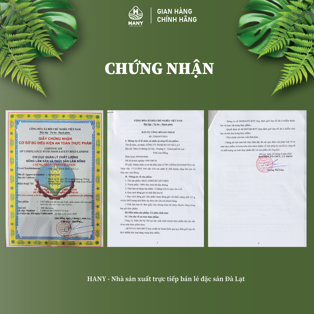 Hoa Atiso đỏ sấy dẻo HANY - Mứt hoa hồng - Hoa bụp giấm sấy dẻo