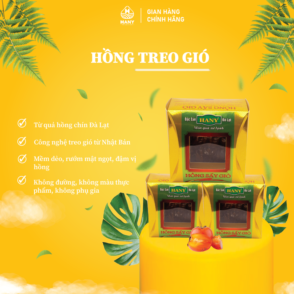 Hồng treo gió HANY 275g - Hồng sấy gió