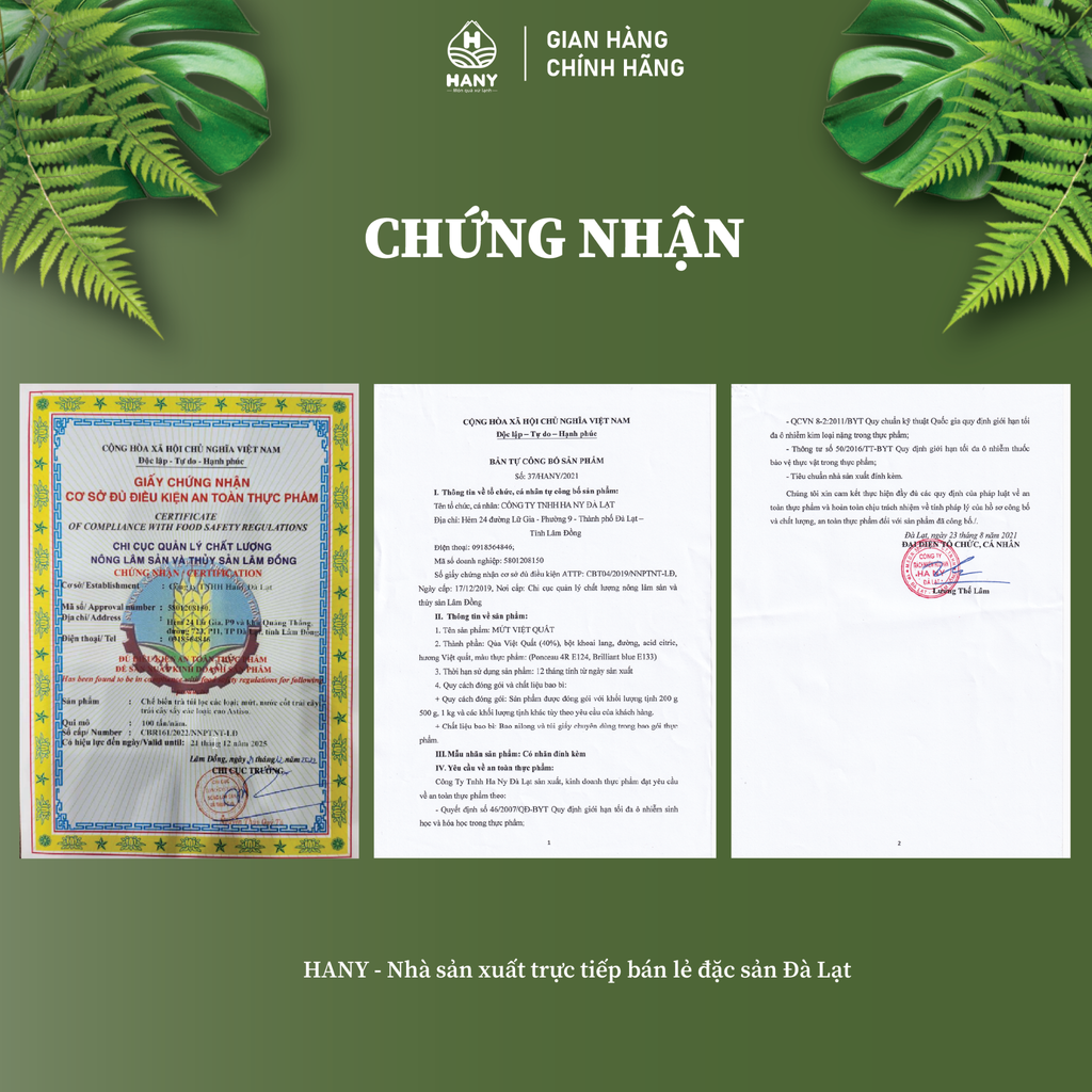 Mứt Việt Quất gói giấy 200g