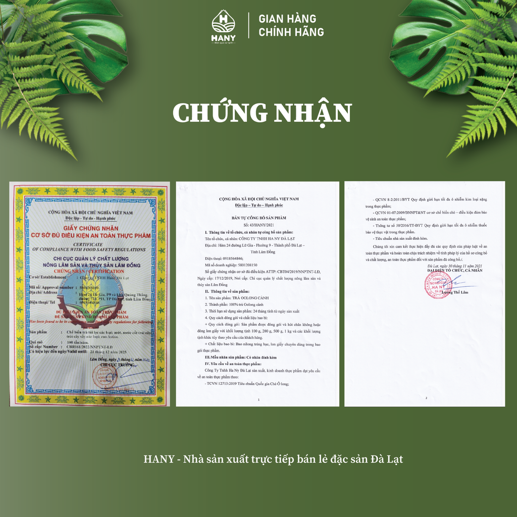 Trà Oolong cành 100g