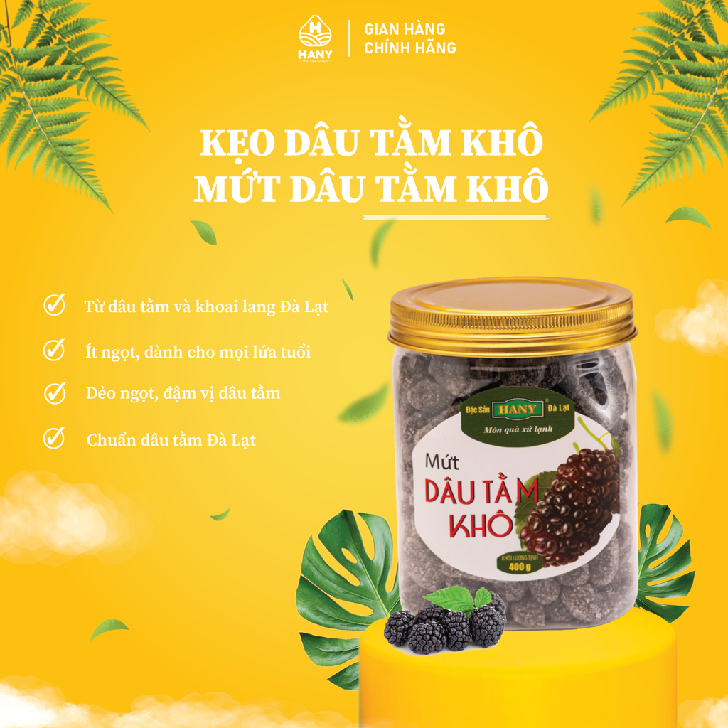 Mứt dâu tằm khô 400g