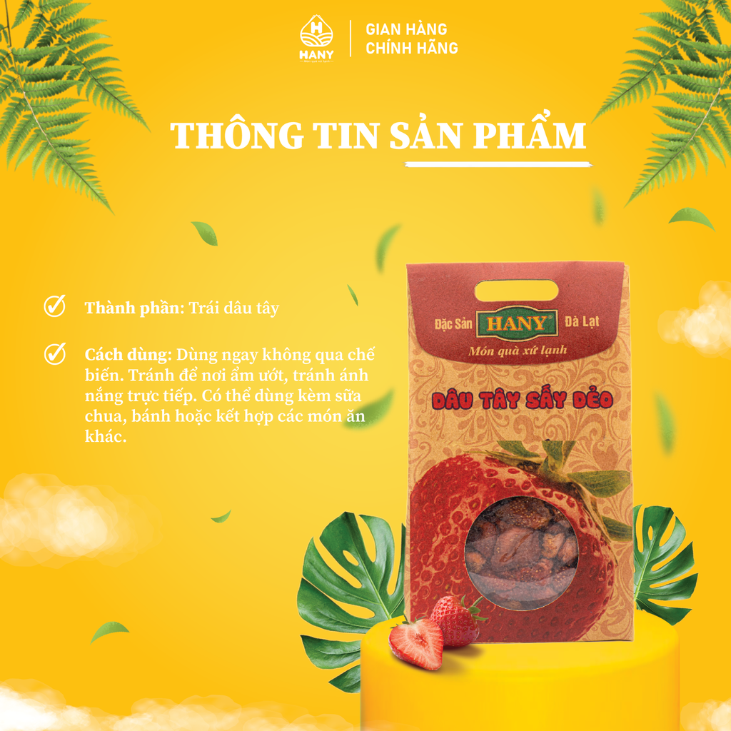 Dâu tây sấy dẻo 115g