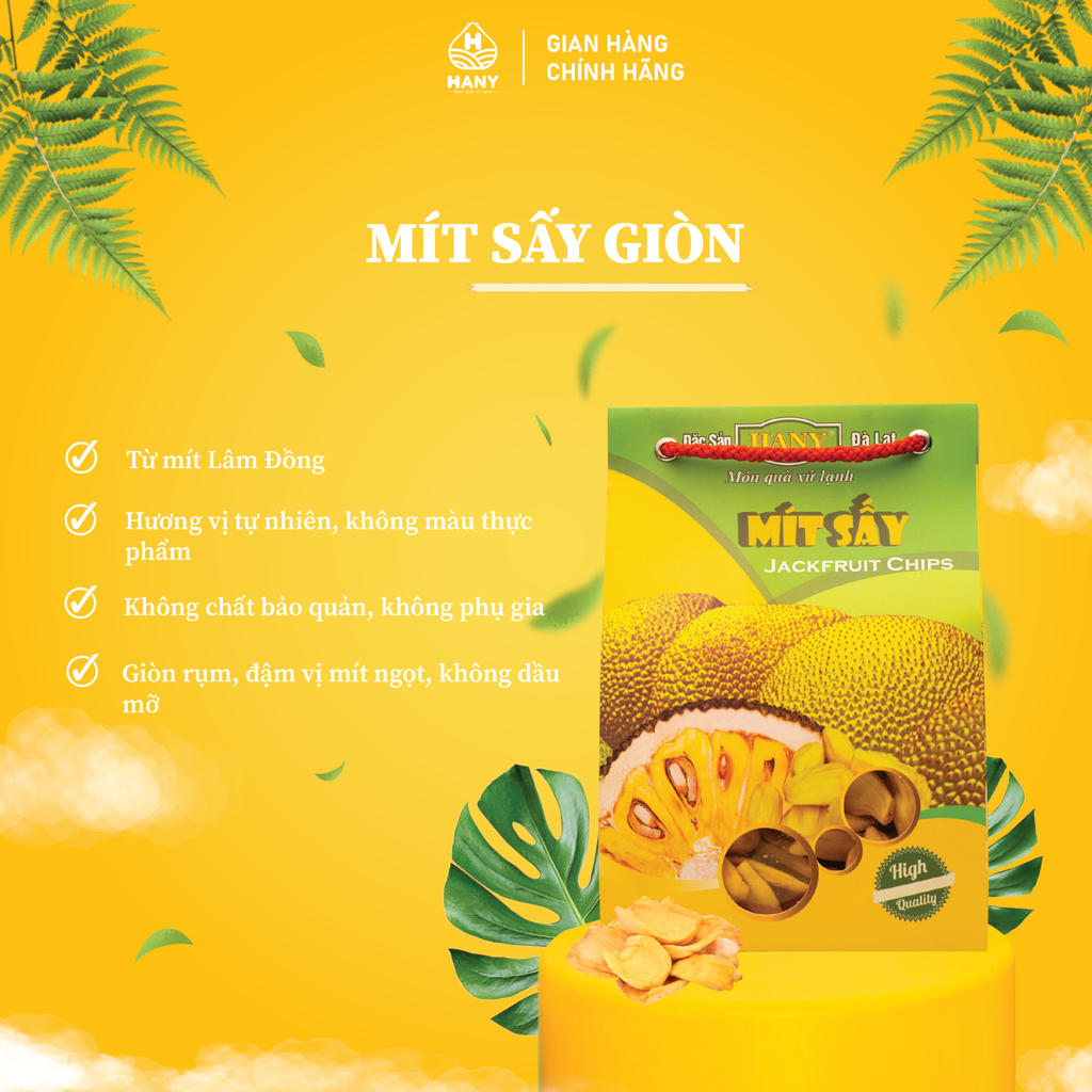 Mít sấy giòn HANY 200g - Mít sấy khô