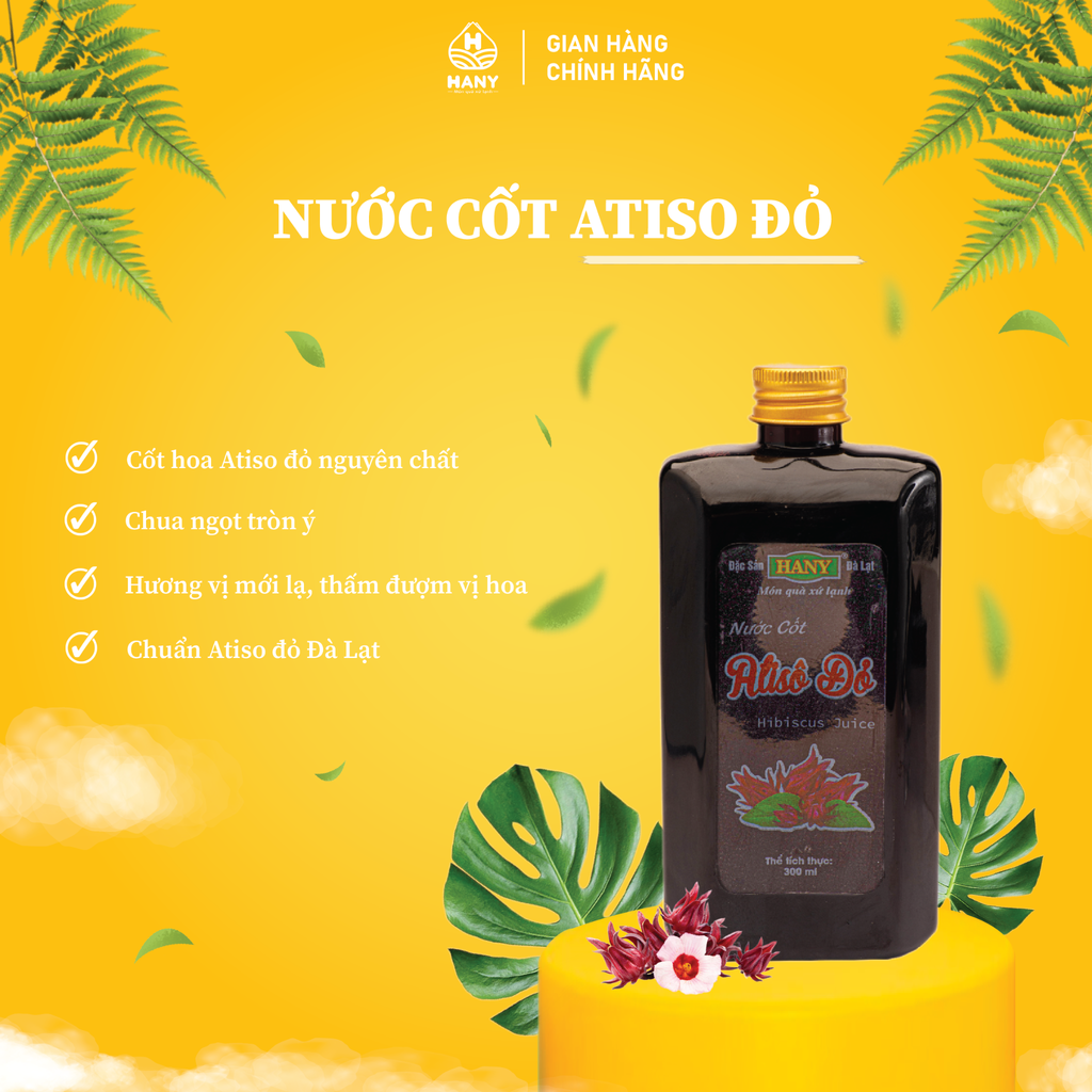 Nước cốt Atiso đỏ HANY 300ml