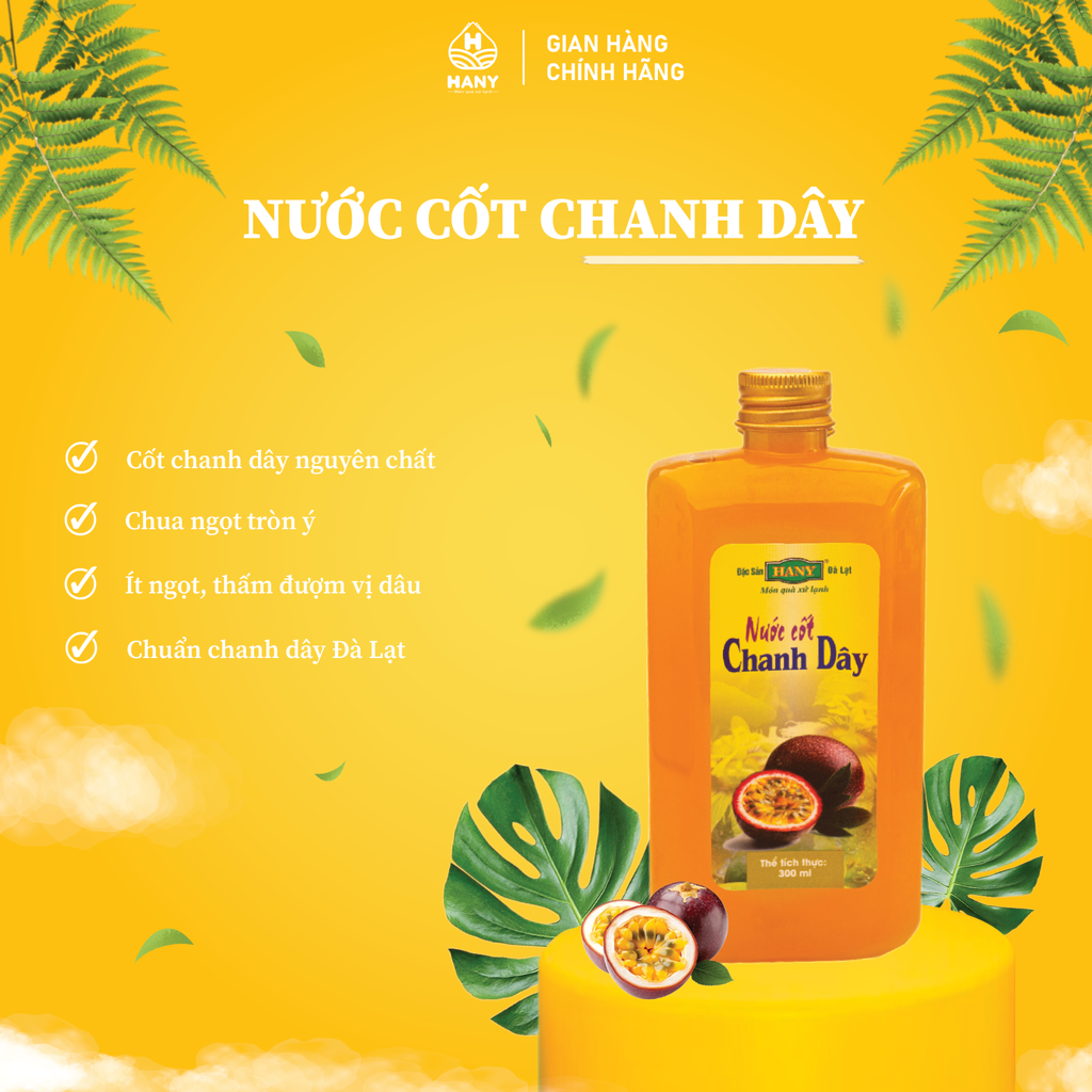 Nước cốt chanh dây HANY 300ml
