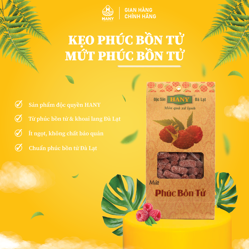 Mứt Phúc Bồn tử gói giấy 200g