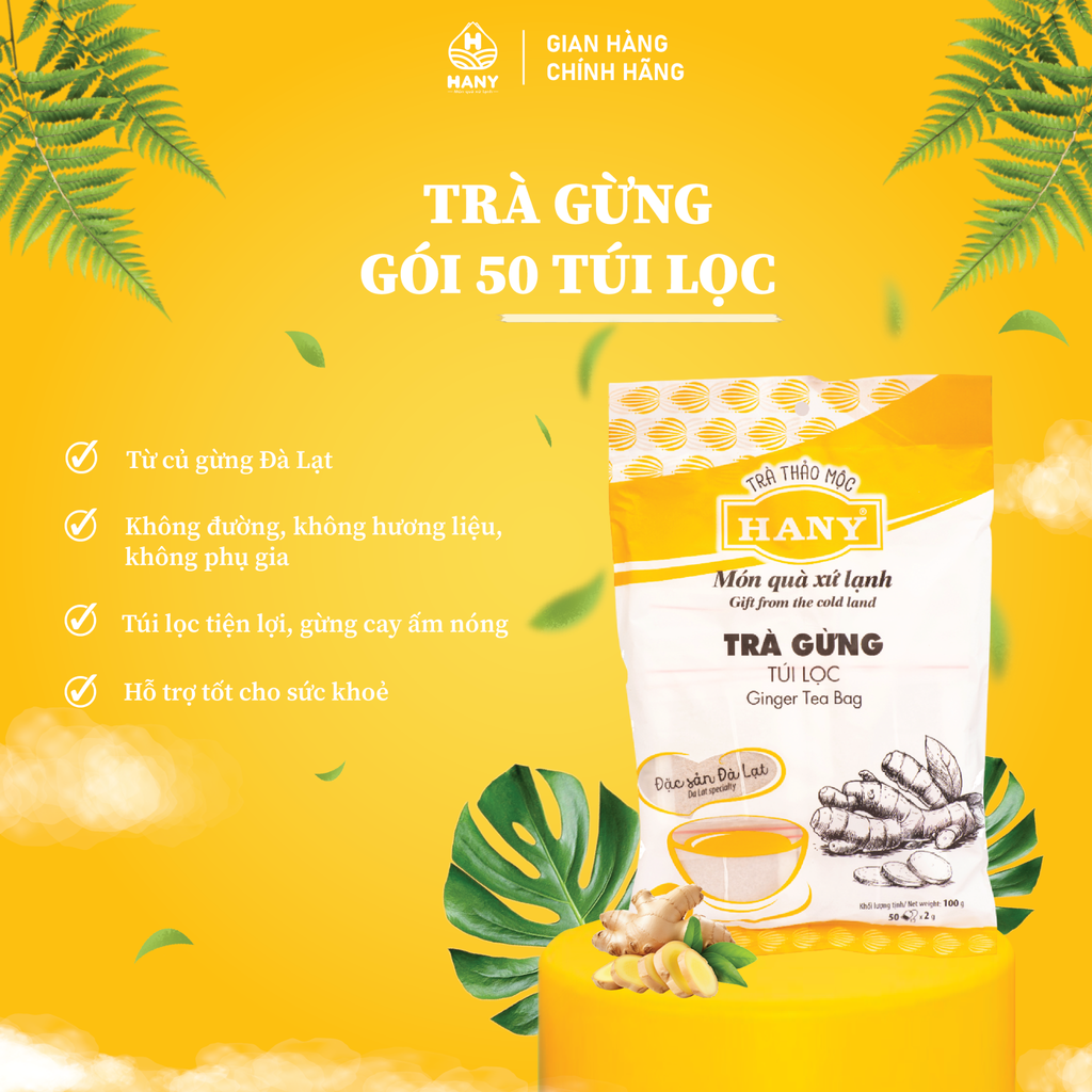 Trà Gừng 50 túi lọc