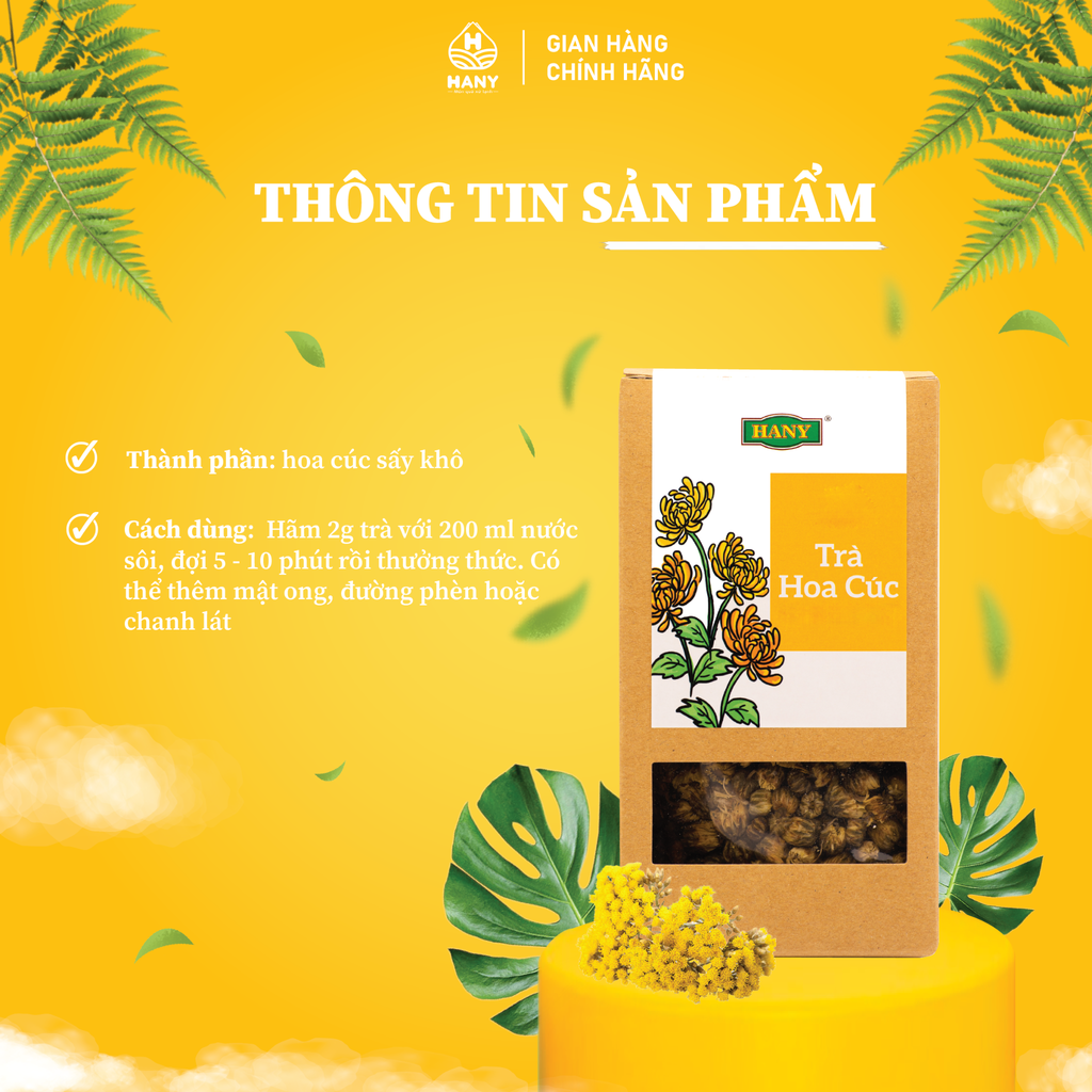 Trà Hoa Cúc HANY 35g - Hoa cúc dược sấy khô