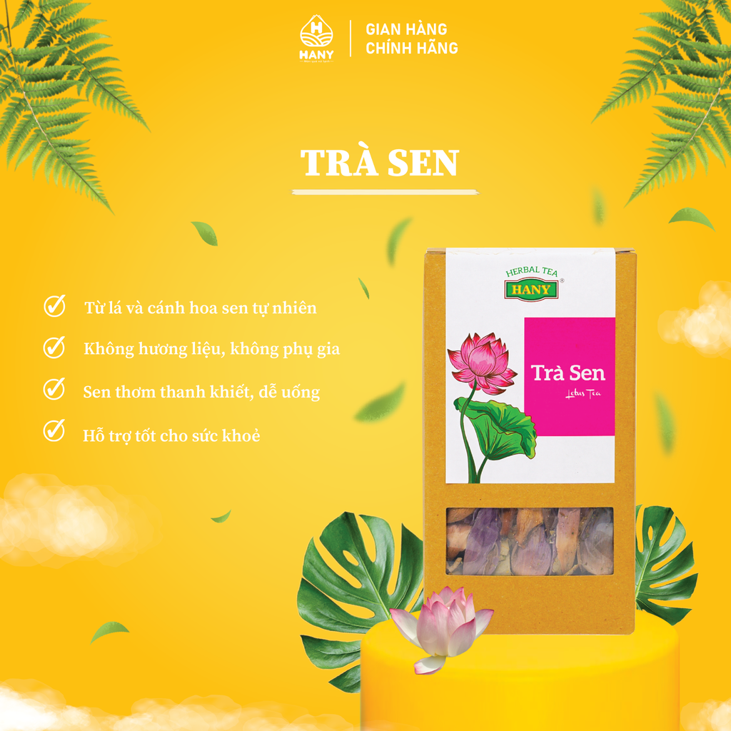 Trà Sen HANY 30g - Hoa sen, lá sen sấy khô