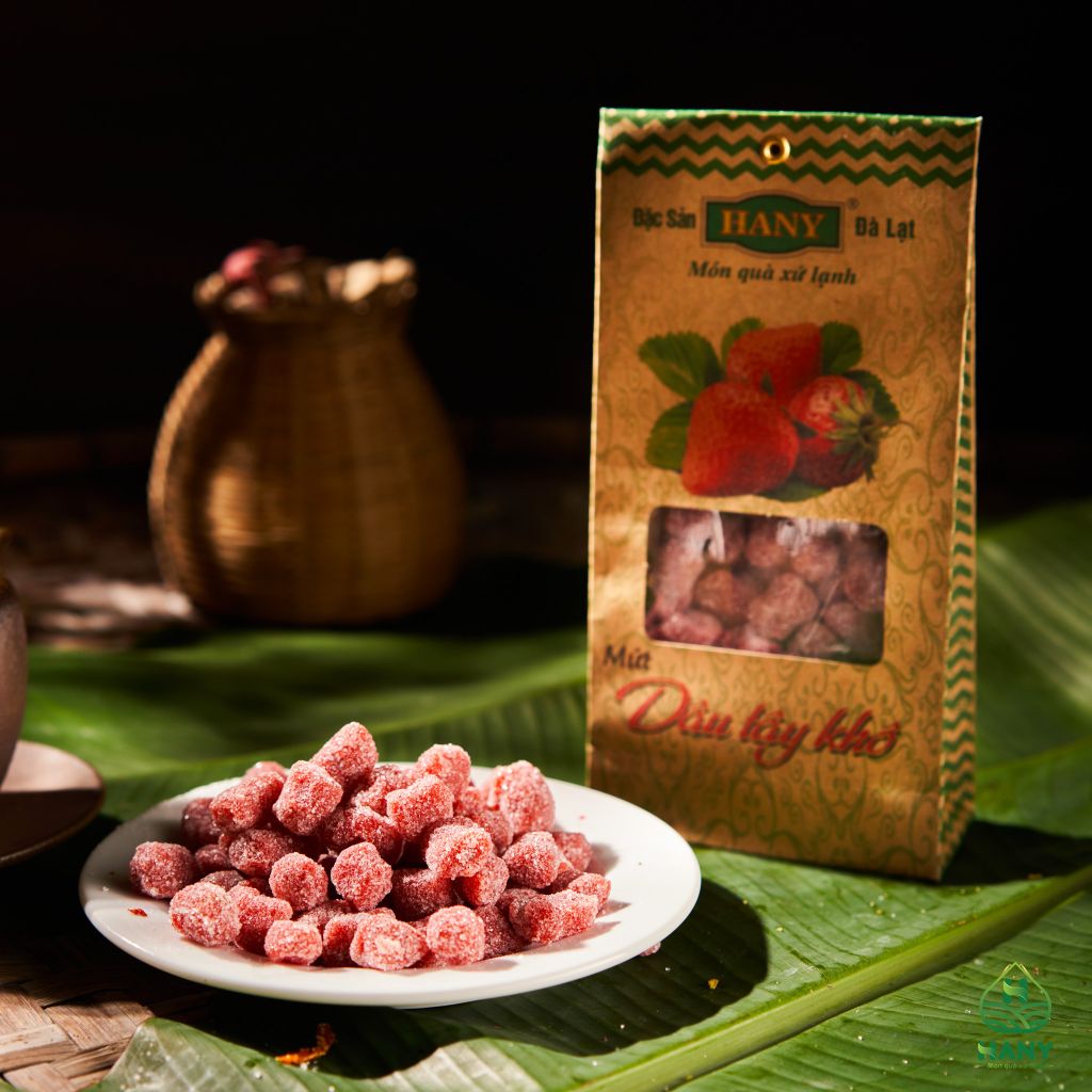 Mứt dâu tây khô gói giấy 200g