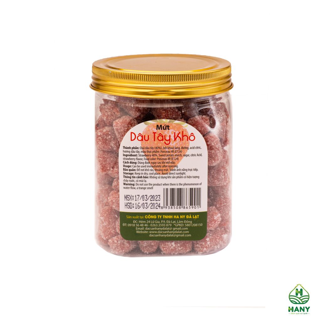 Mứt dâu tây khô 400g