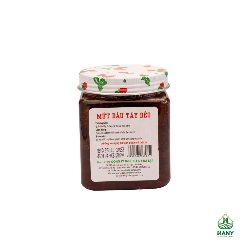 Mứt dâu tây dẻo HANY 400g