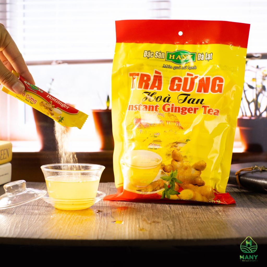 Trà Gừng Hòa Tan HANY Bịch 250g - Bột trà gừng