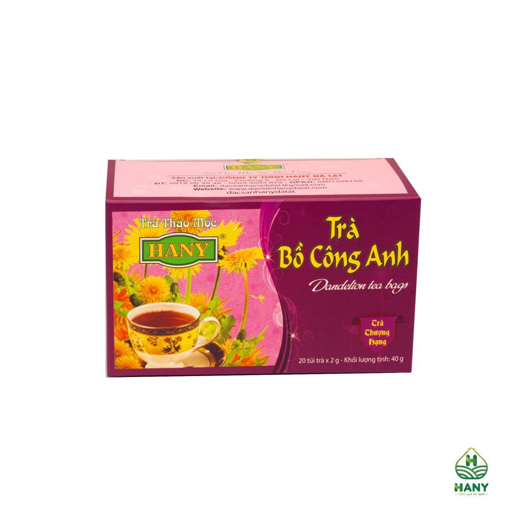 Trà Bồ Công Anh túi lọc HANY - Hộp 20 túi lọc